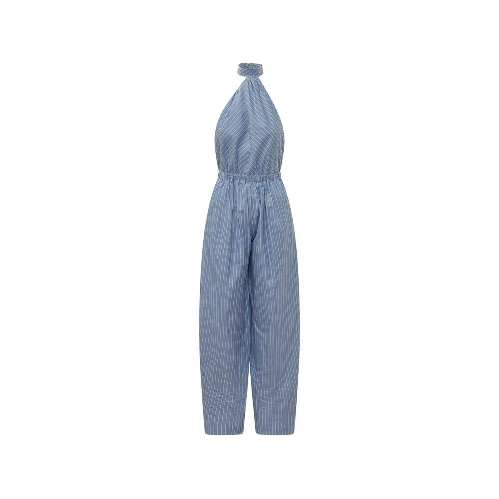 The Andamane Amber Striped Jumpsuit