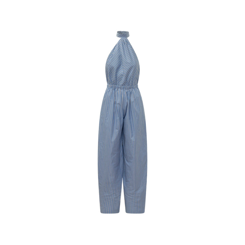 The Andamane Amber Striped Jumpsuit