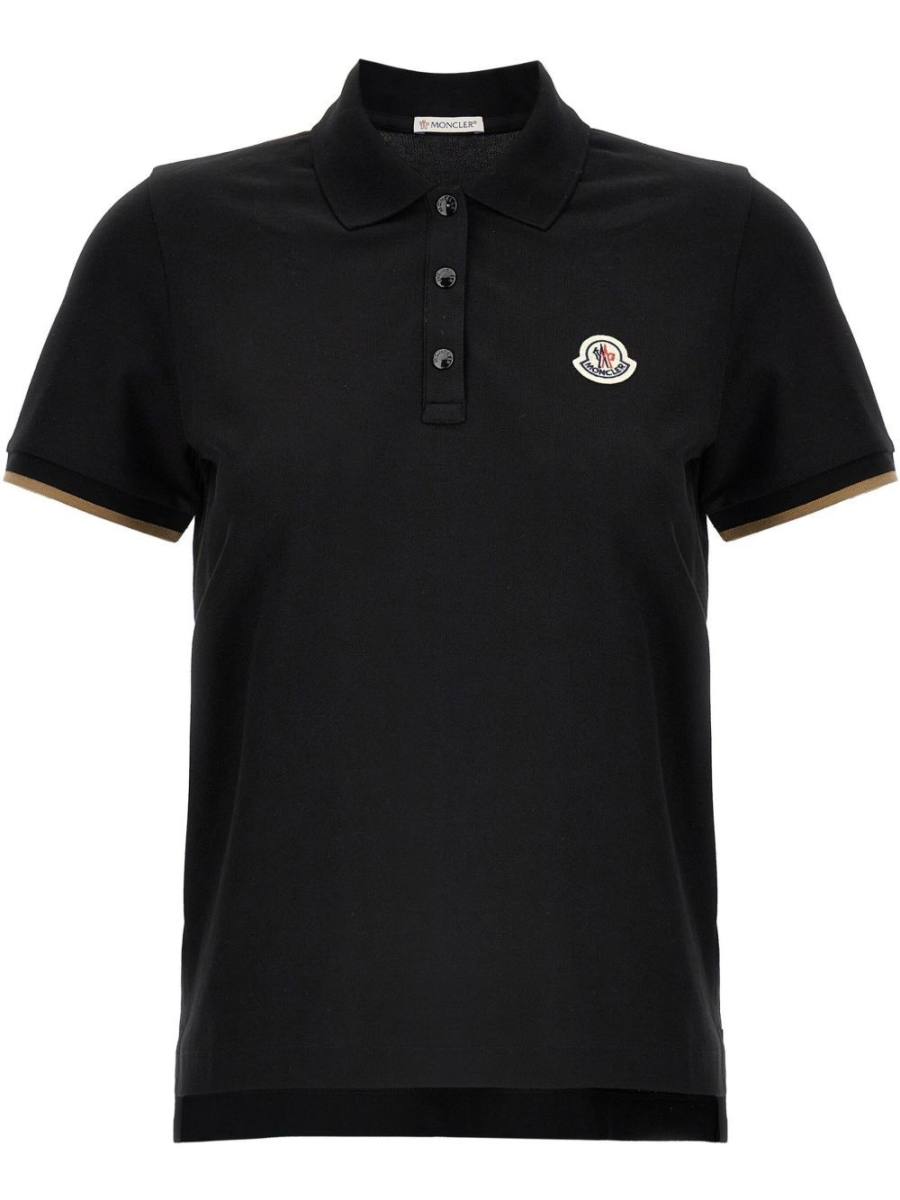 logo-patch polo top
