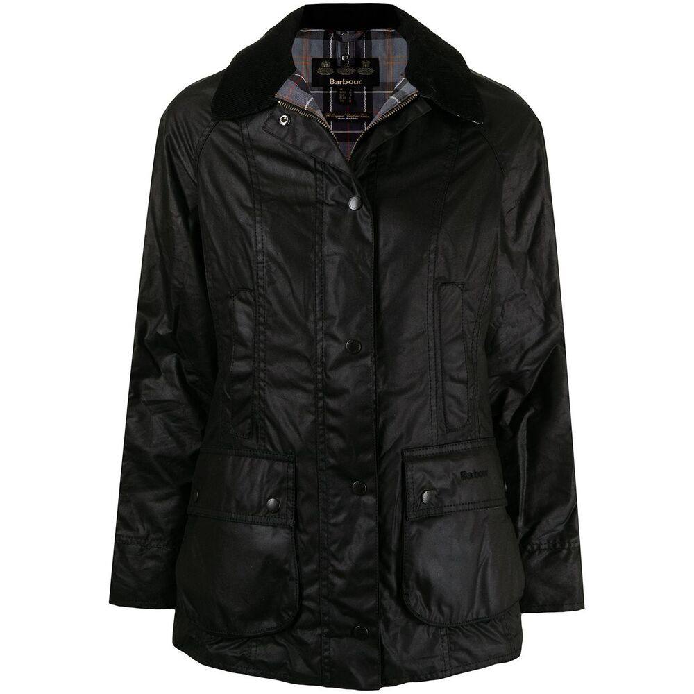 Barbour Wax-coated Buttoned-up Jacket
