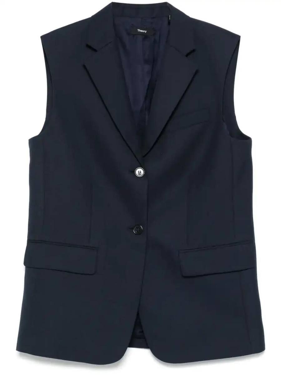notched-lapels gilet