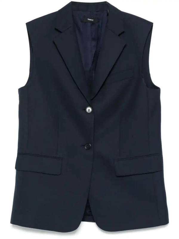 notched-lapels gilet