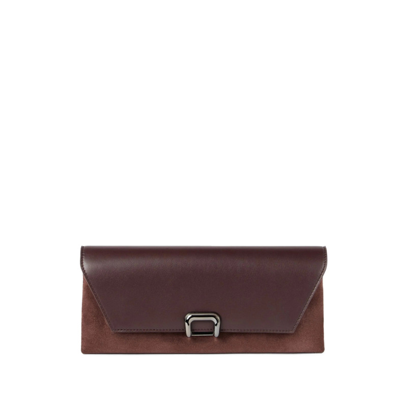 Brunello Cucinelli Contrasting-flap Clutch Bag