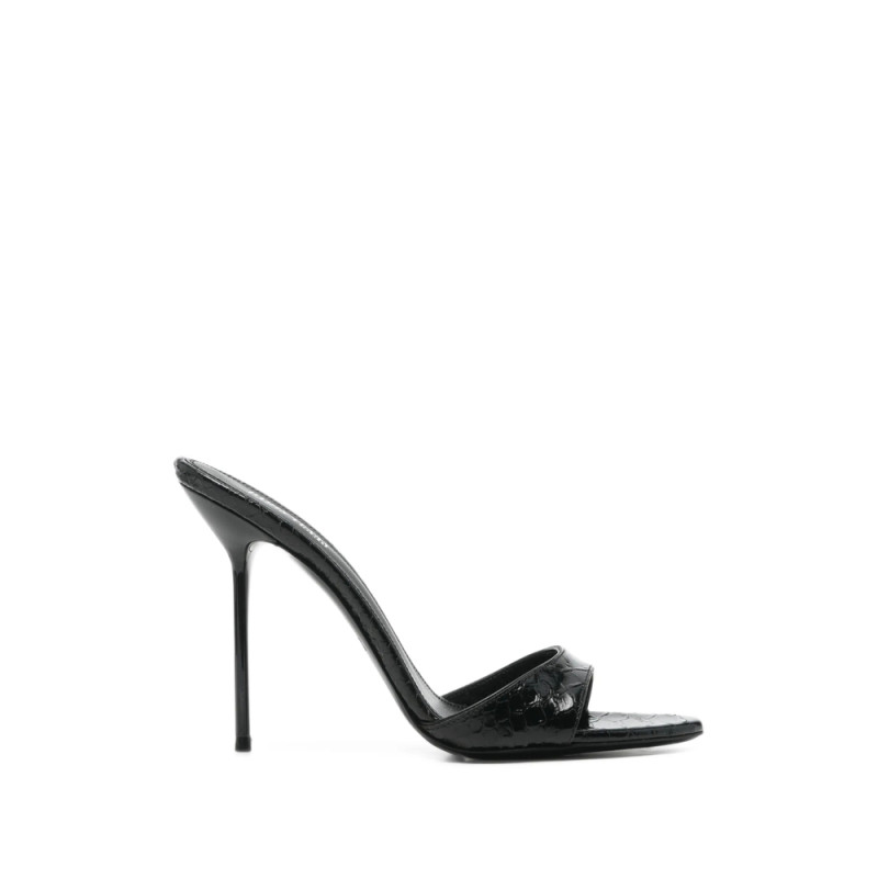 Paris Texas Lidia Crocodile-effect Leather Sandals