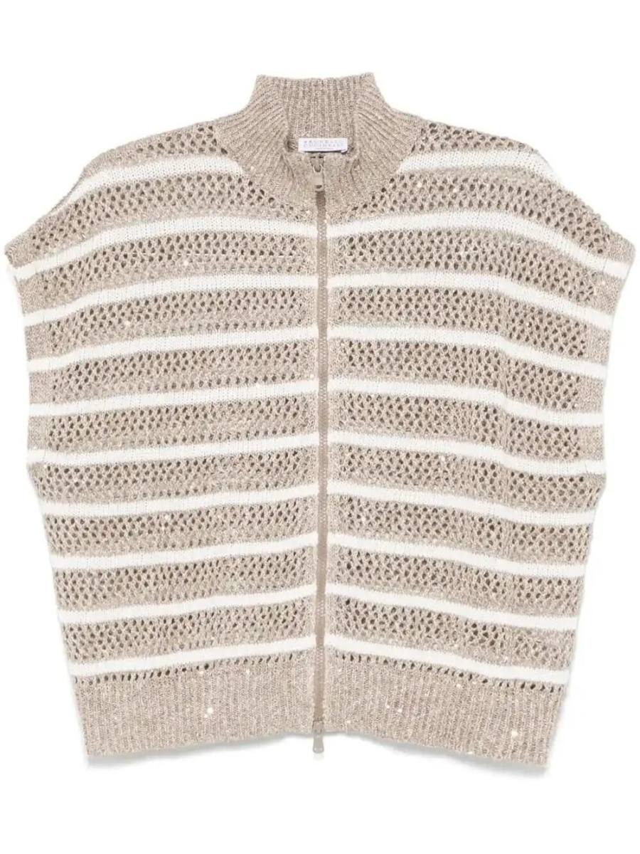 sequin-embellished cardigan