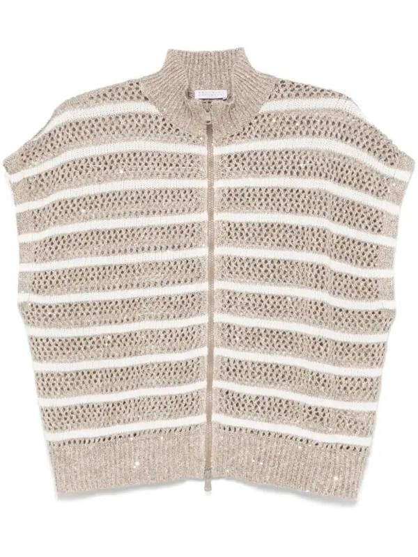 sequin-embellished cardigan