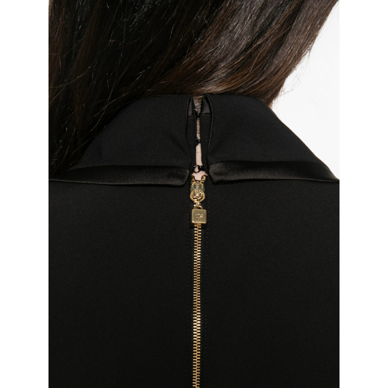 Elisabetta Franchi Peplum-waist Halterneck Jumpsuit