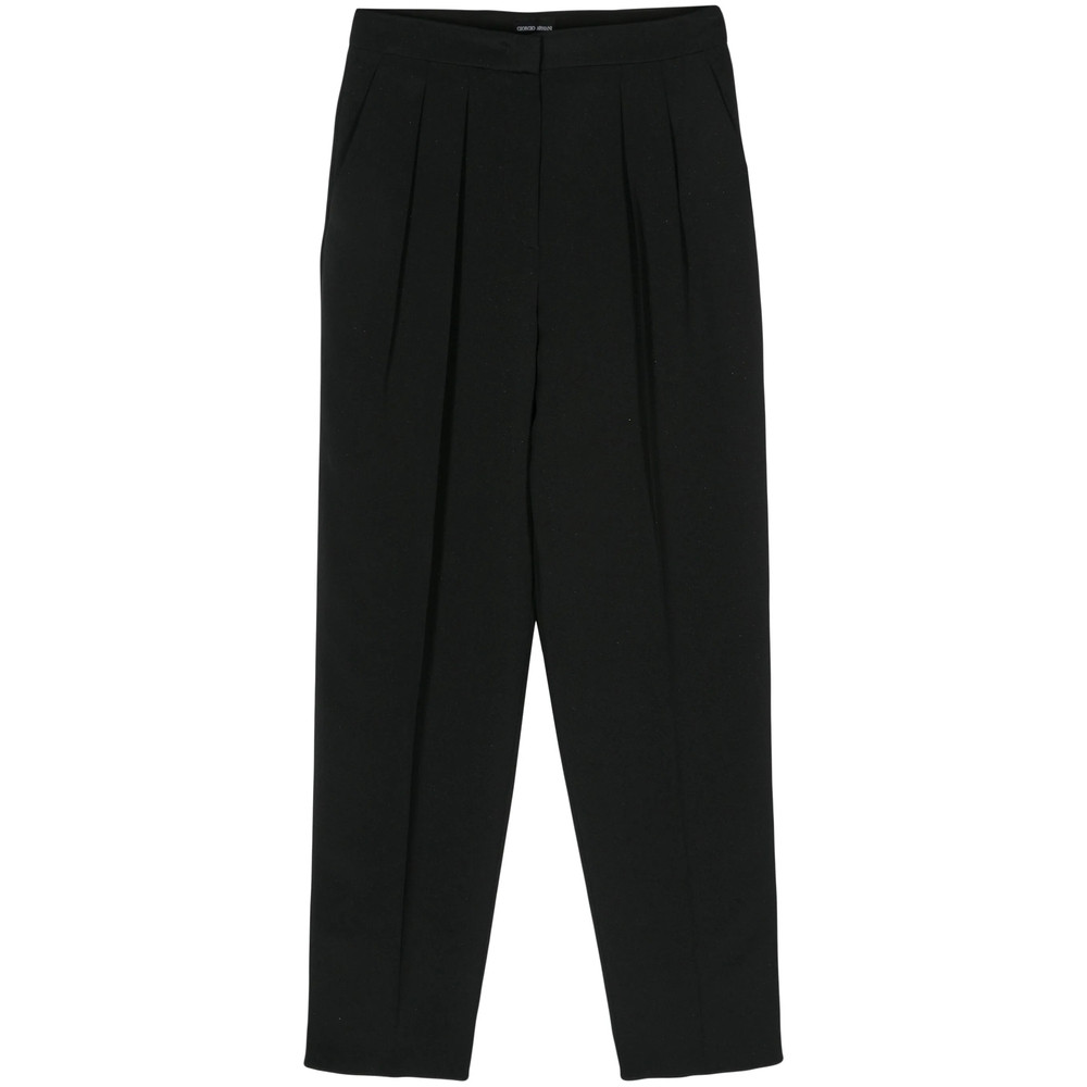 Giorgio Armani Dart-detailing Tapered Trousers