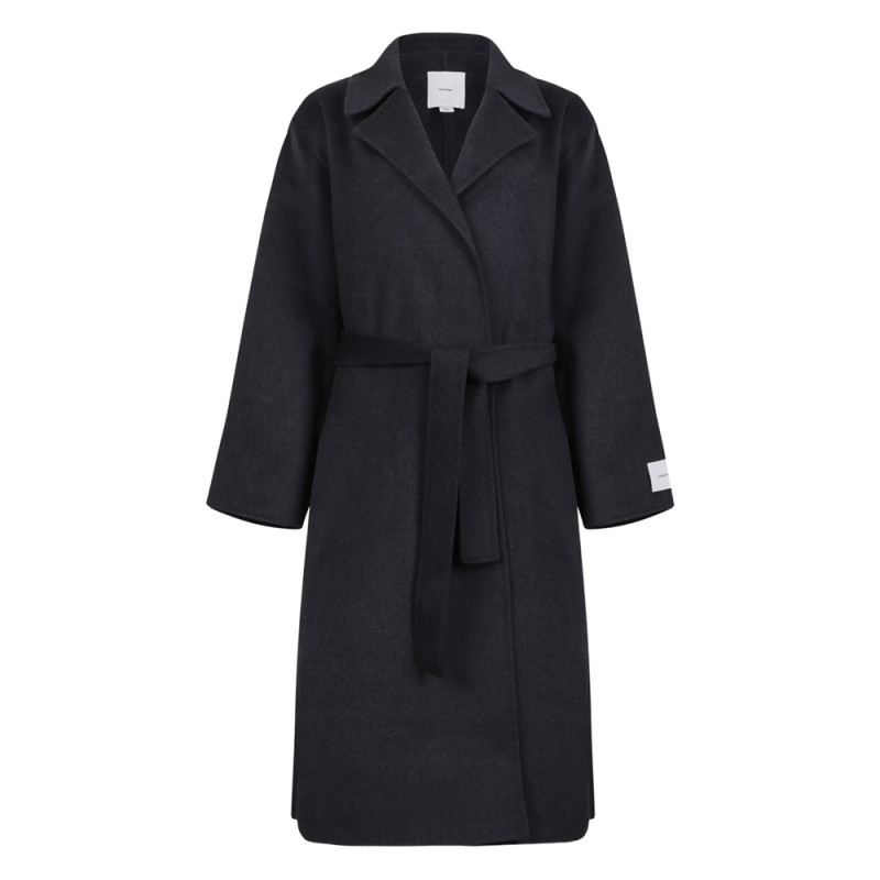 Calvin Klein Wool-blend Belted Coat
