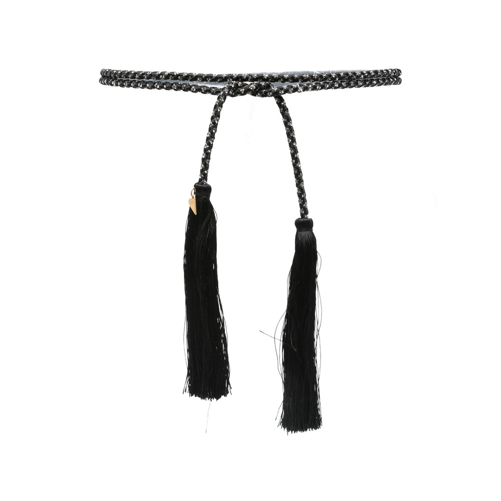 Forte Forte Braided Crystal-embellished Belt