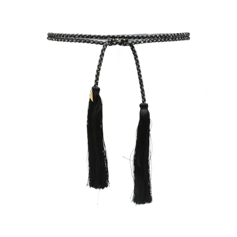 Forte Forte Braided Crystal-embellished Belt