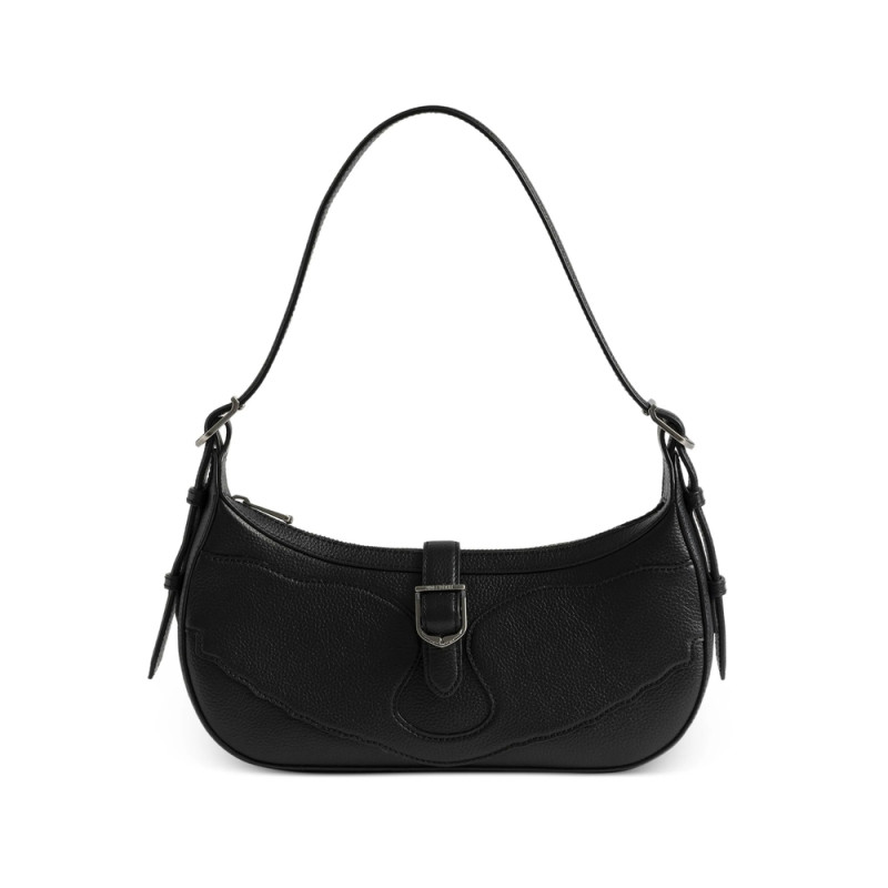 Zadig & Voltaire Moonrise Buckle-detail Curved Shoulder Bag