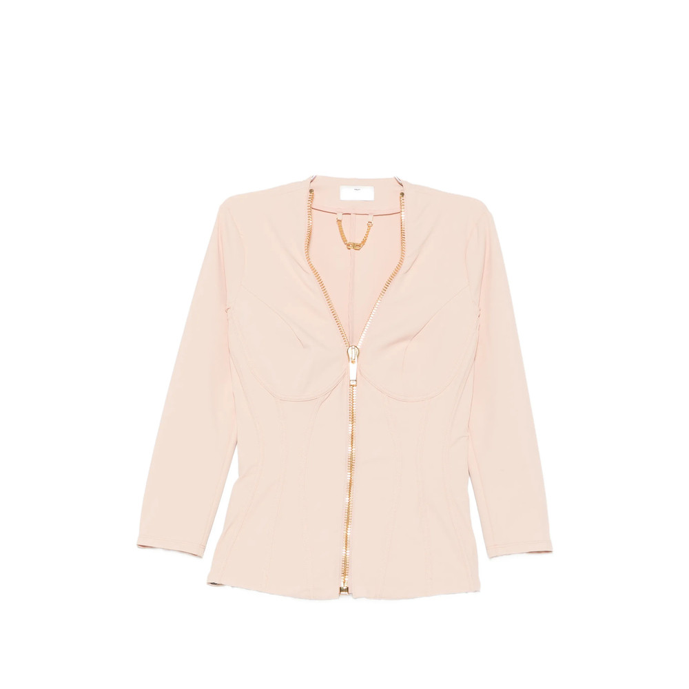 Elisabetta Franchi Corset-style Zip-up Jacket
