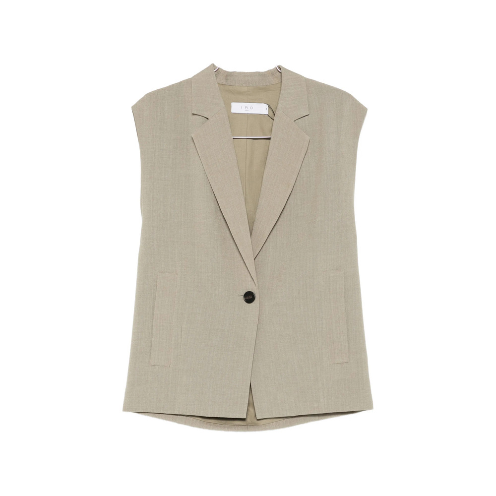 Iro Button Sleeveless Vest