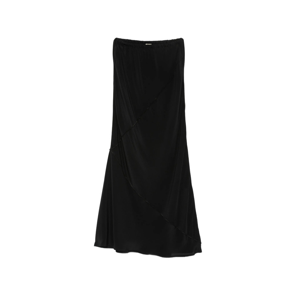Baserange Asymmetric Panelled Midi Skirt
