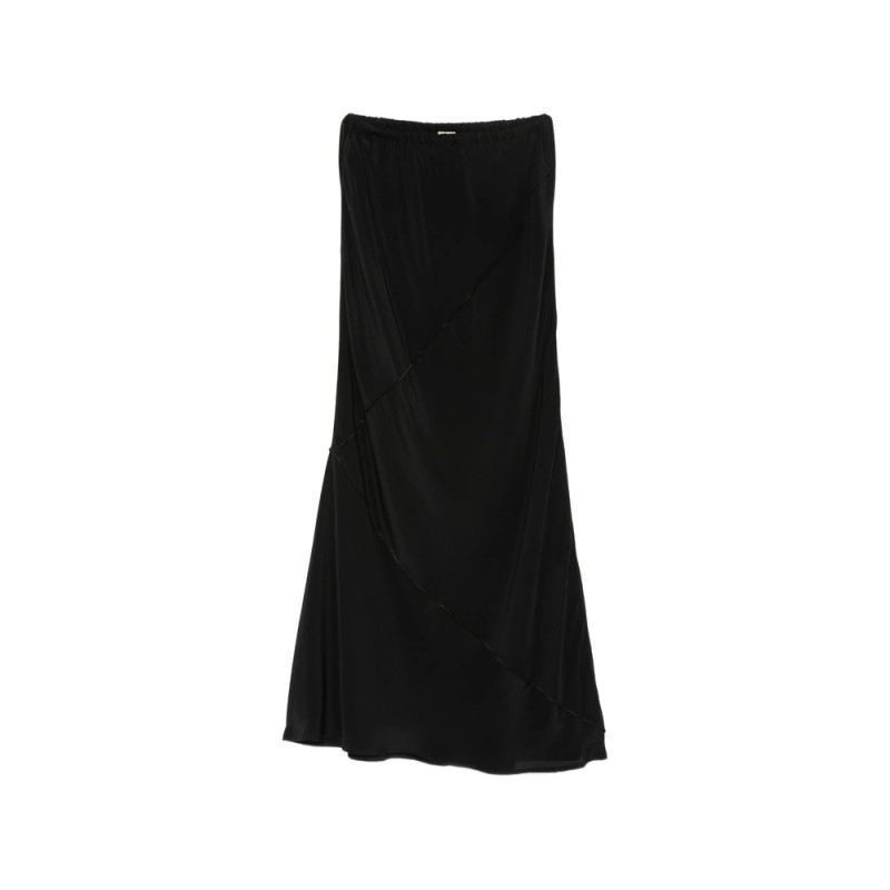 Baserange Asymmetric Panelled Midi Skirt