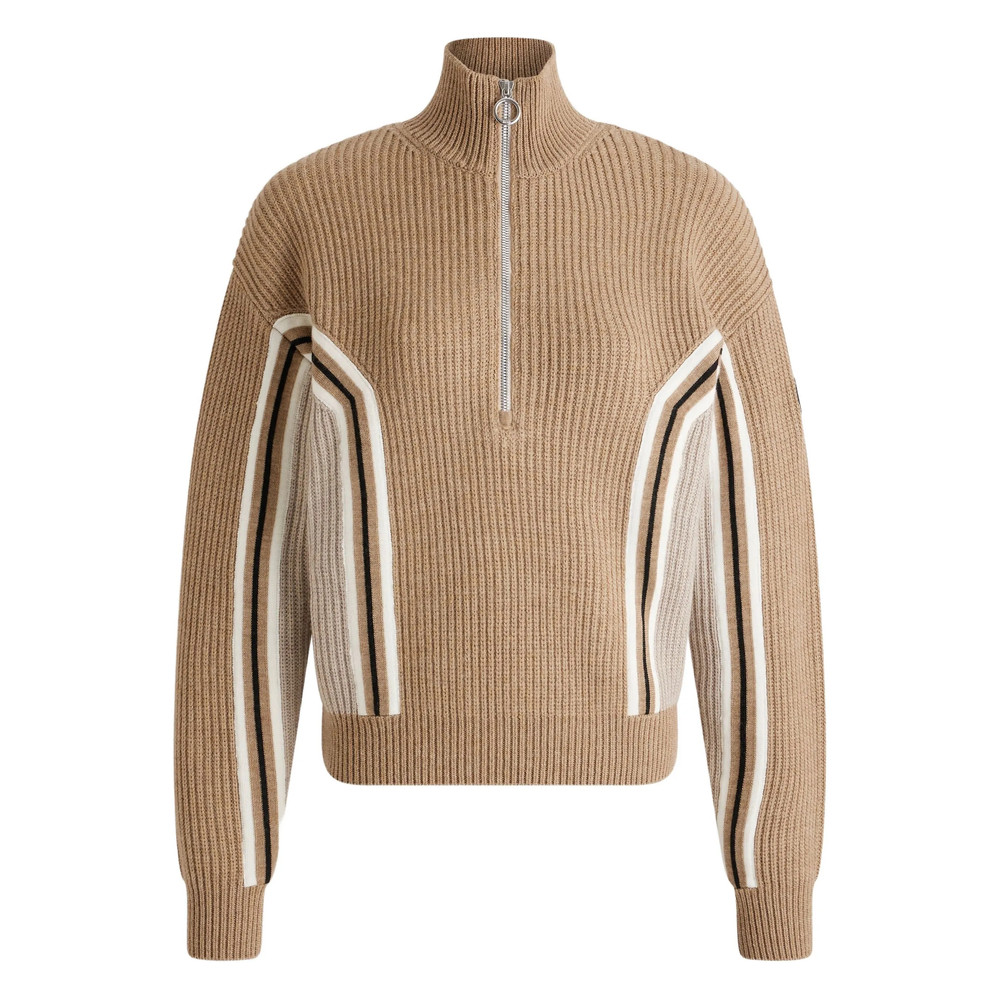 Fusalp Ribbed-knit Half-zip Sweater