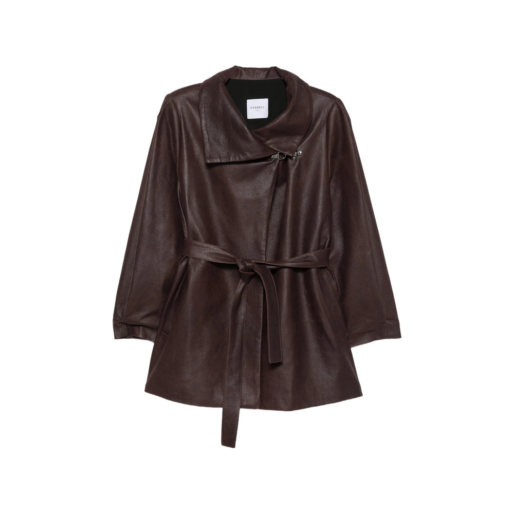 Cassell Belted Leather Jacket