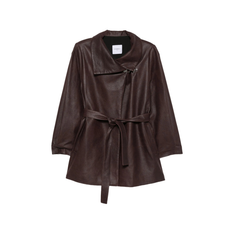 Cassell Belted Leather Jacket