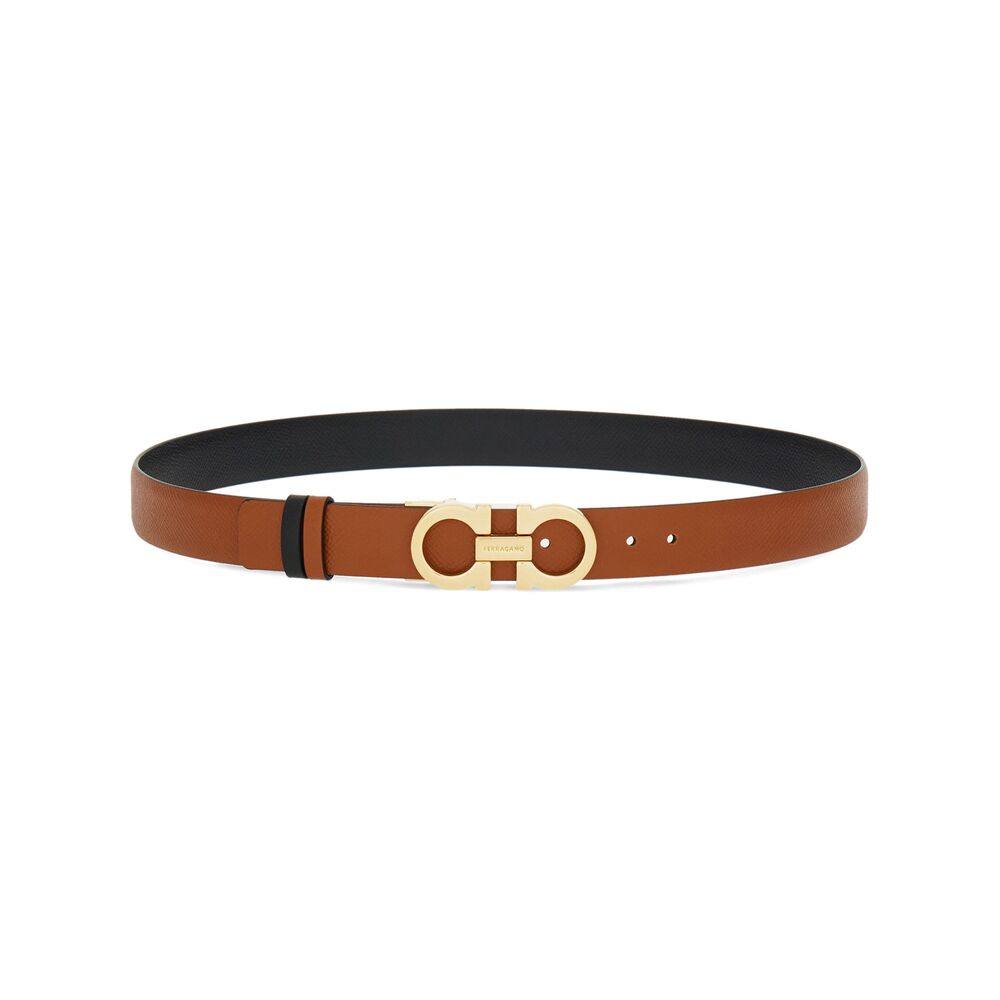 Ferragamo Reversible Gancini Leather Belt