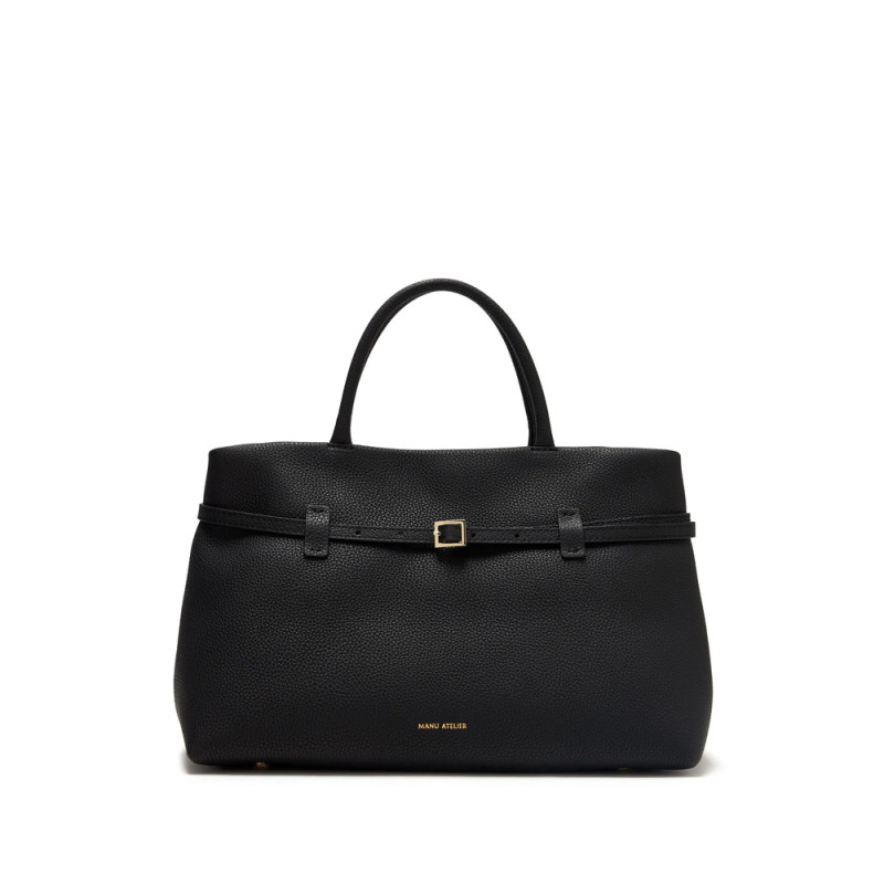 Manu Atelier Leather Tote Bag