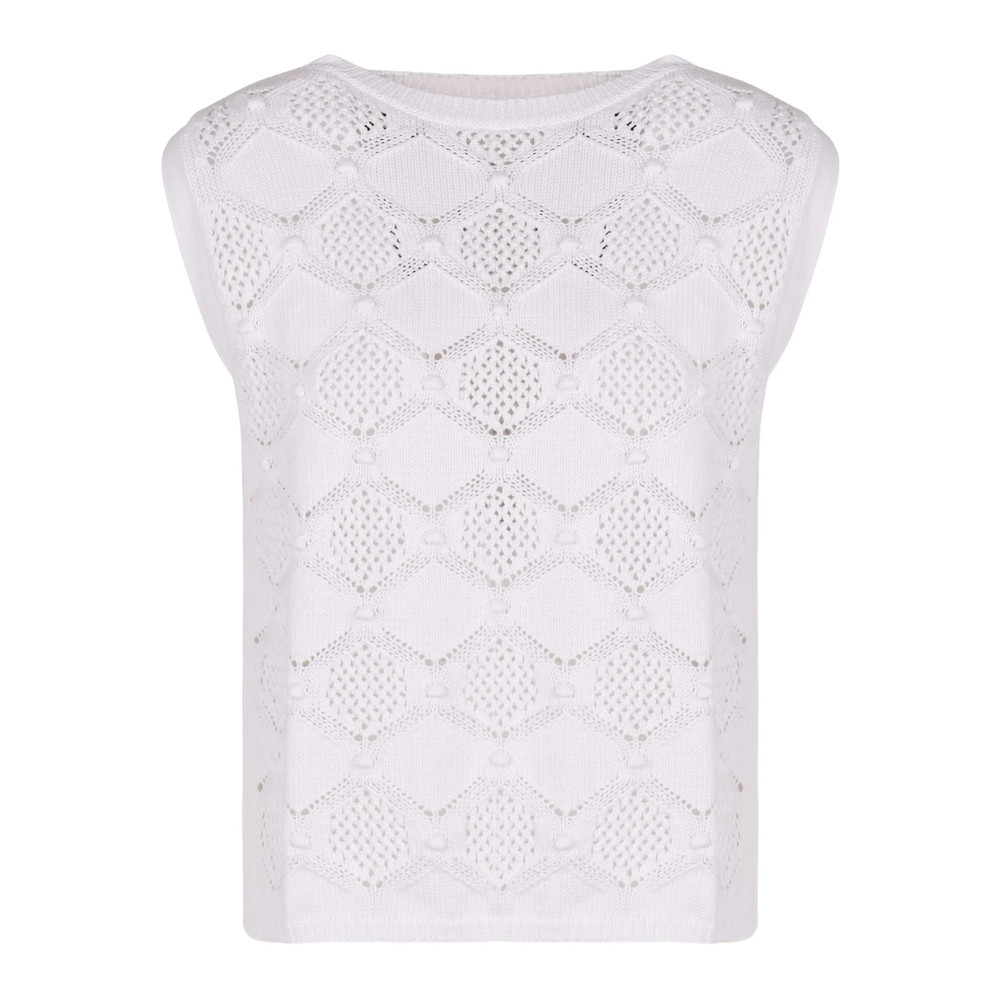 Max Mara Studio Open-knit Top