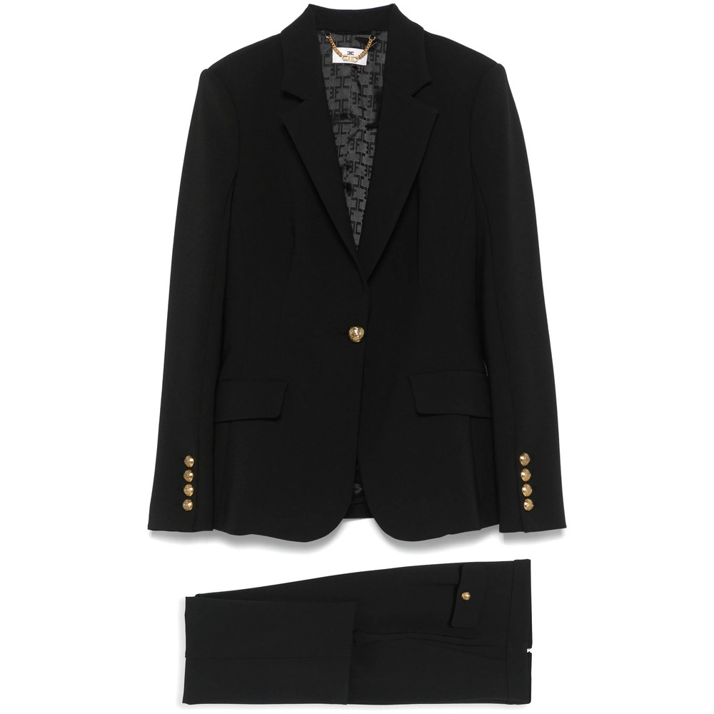 Elisabetta Franchi Single-breasted Crpe Suit