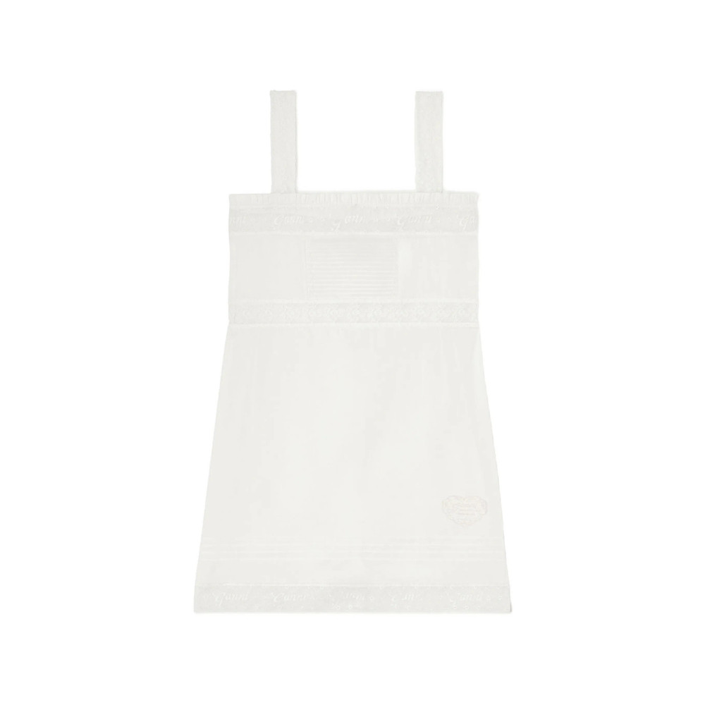 Ganni Lace-trim Mini Dress