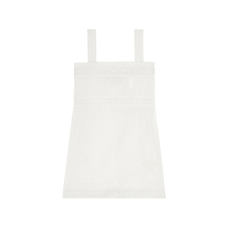 Ganni Lace-trim Mini Dress