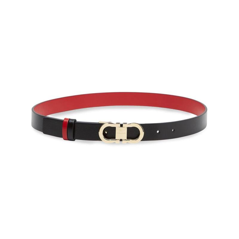 Ferragamo Gancini-buckle Reversible Leather Belt
