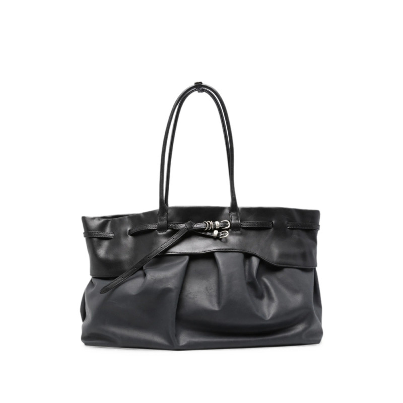 Margesherwood Belt-detail Leather Tote Bag