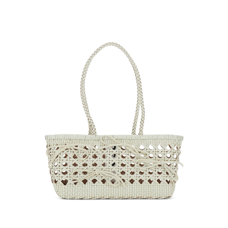 Osoi Biscuit Braided-strap Woven Shoulder Bag