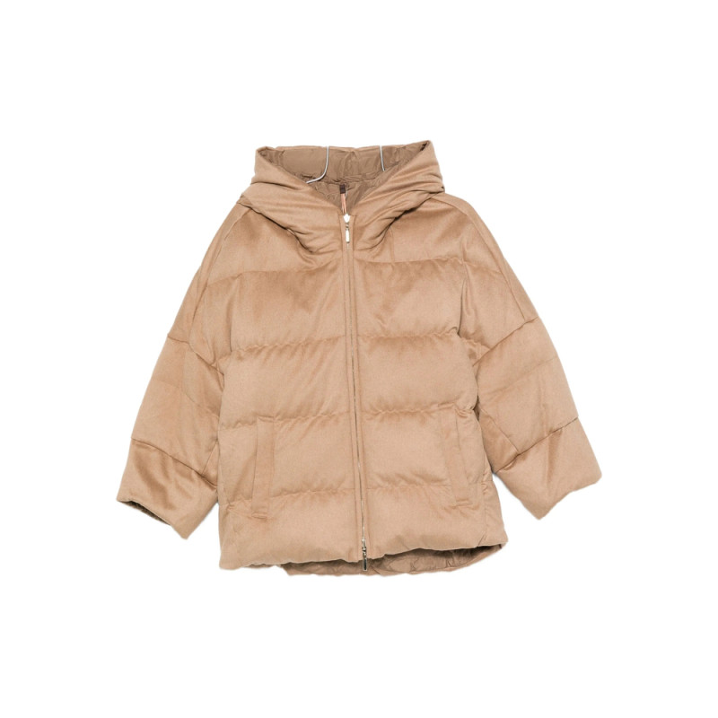 Max Mara The Cube Hooded Zip-up Coat