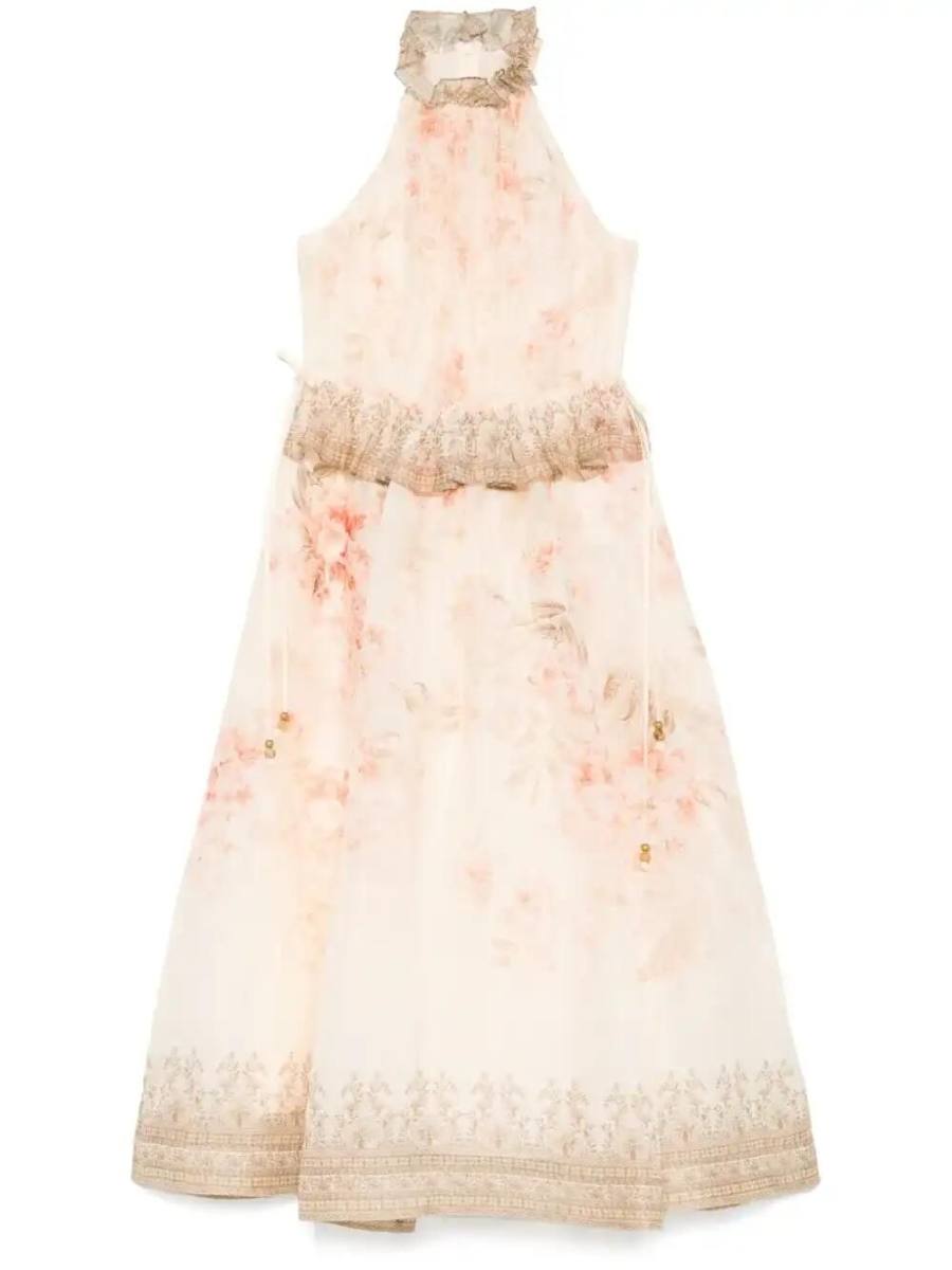 Illuminate Halter midi dress