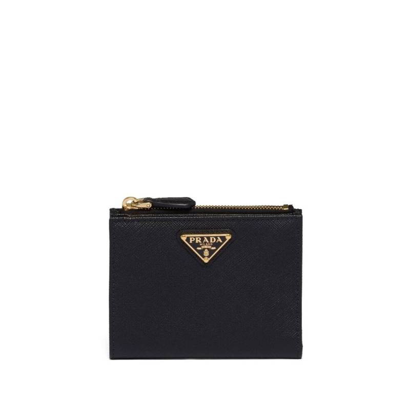 Prada Triangle-logo Saffiano Leather Wallet