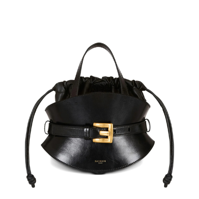 Balmain Mini Belted-detail Tote Bag