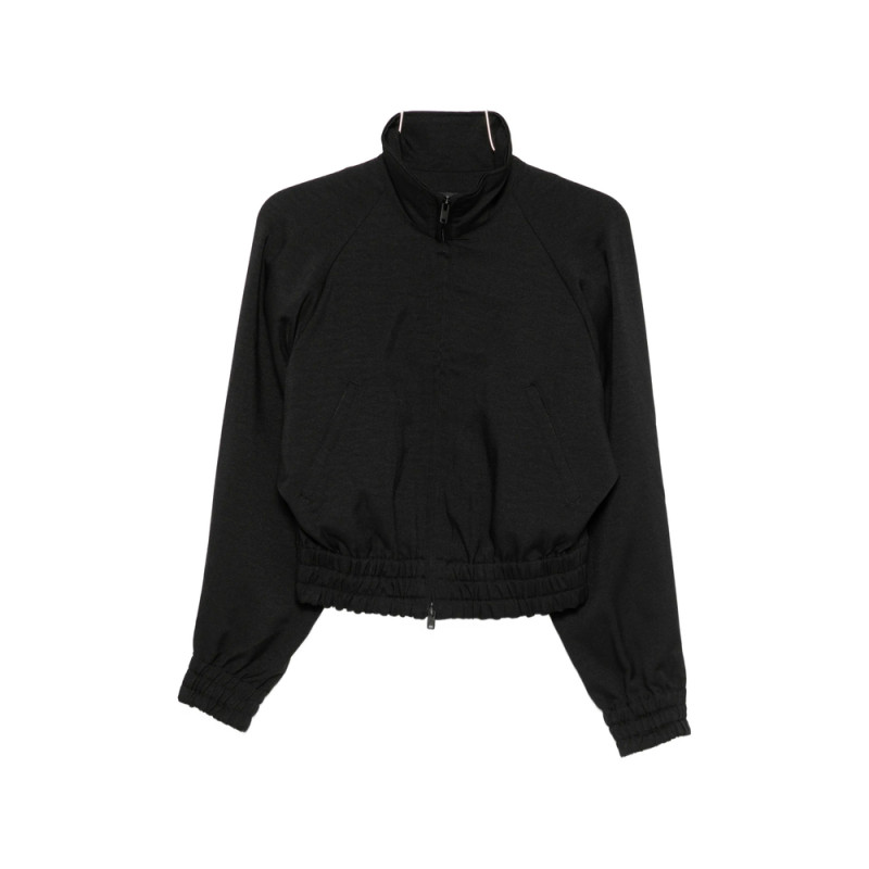 Y-3 Button-detail Elasticated-waist Jacket