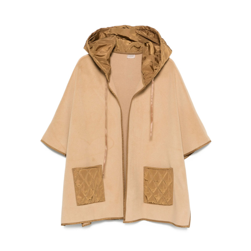 Twinset Hooded Quilted-pocket Jacket