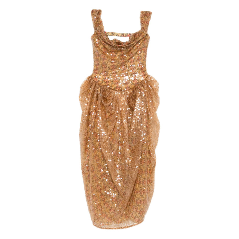 Vivienne Westwood Sequin-embellished Draped Dress