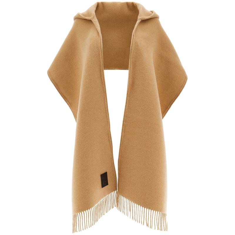 Ferragamo Logo-patch Hooded Scarf