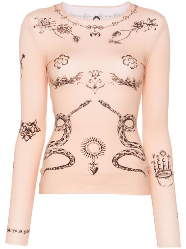 tattoo-print top