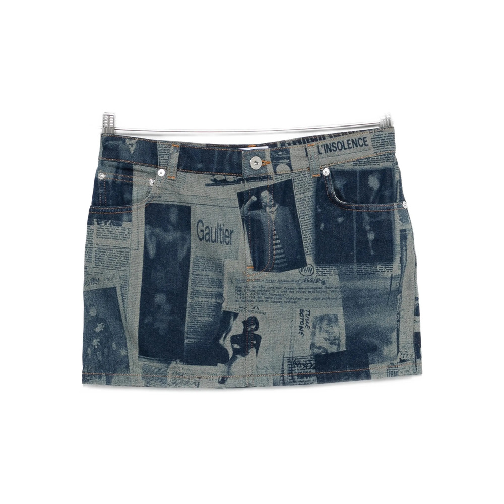 Jean Paul Gaultier Belt-loop Mini Skirt