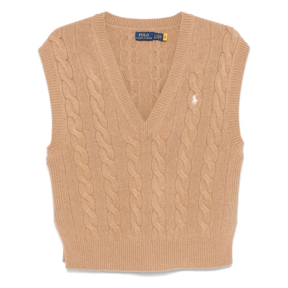 Ralph Lauren V-neck Cable-knit Sweater