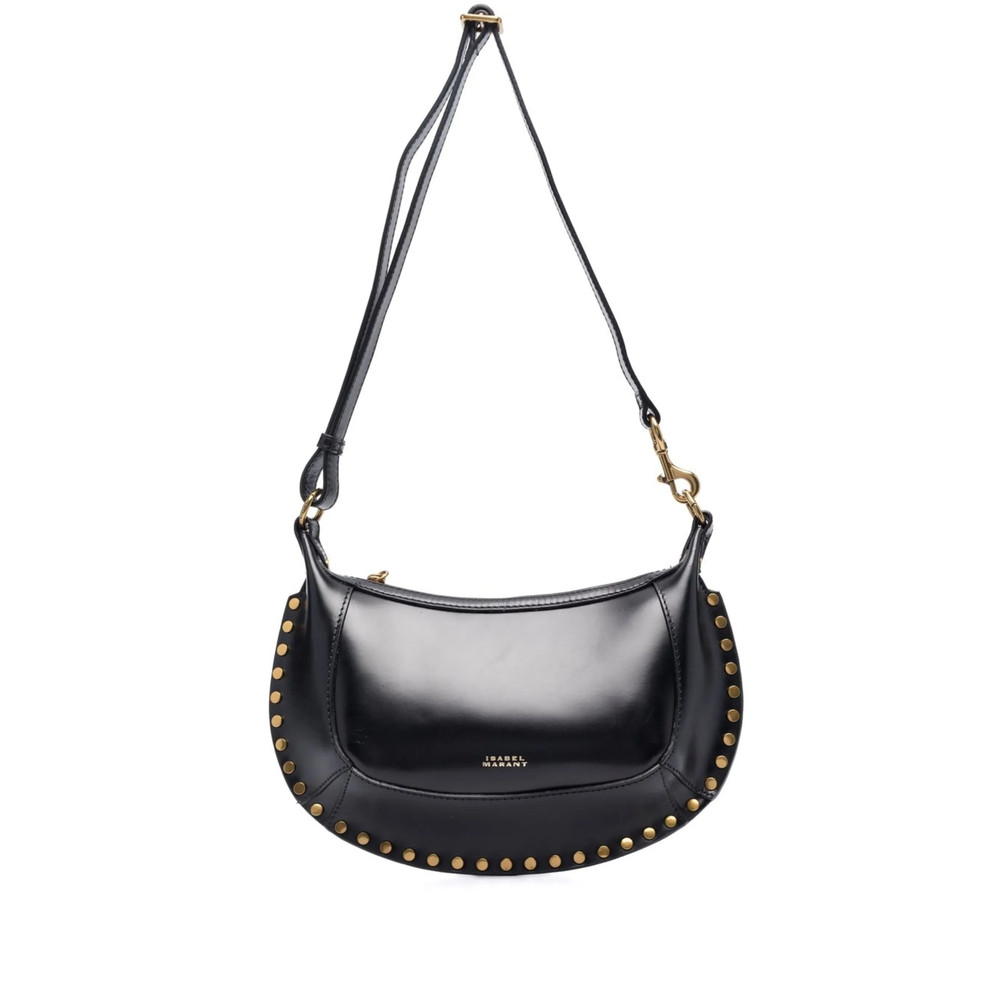 Isabel Marant Oskan Moon Studded Shoulder Bag