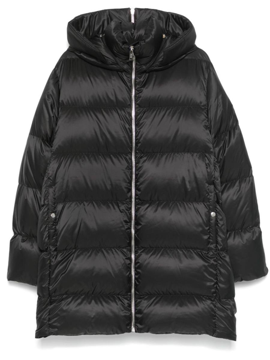 Cyclopic puffer coat