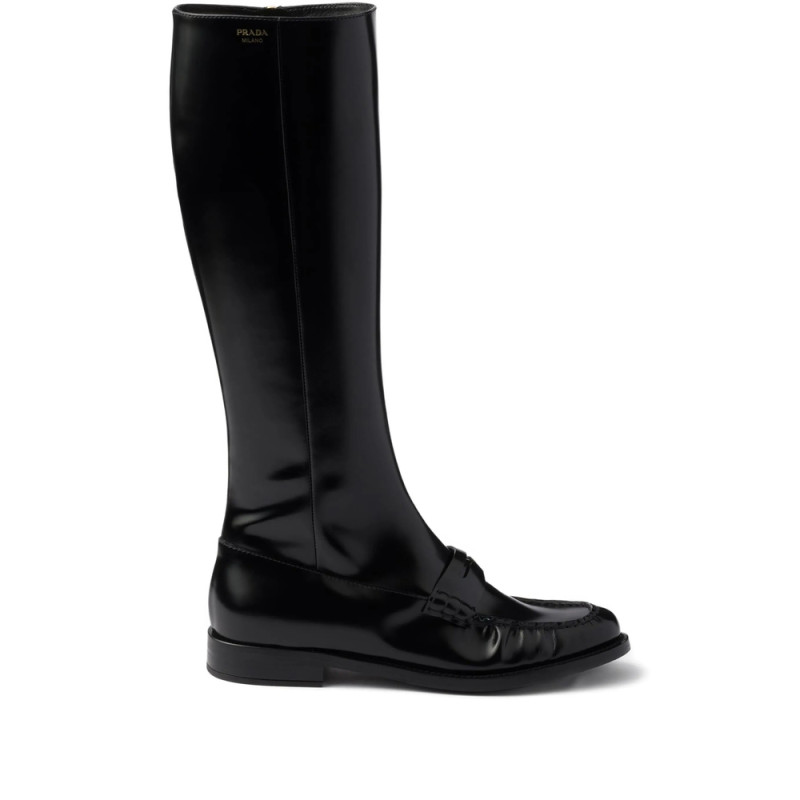 Prada Leather Zip-fastening Boots