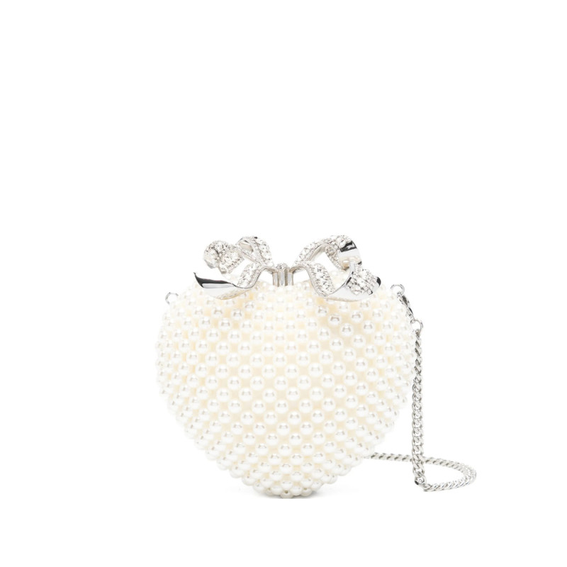 Self-portrait Pearl Heart Clutch