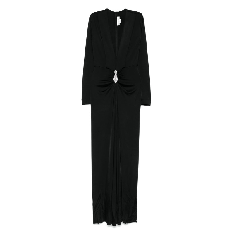 Victoria Beckham Long-sleeved Maxi Dress