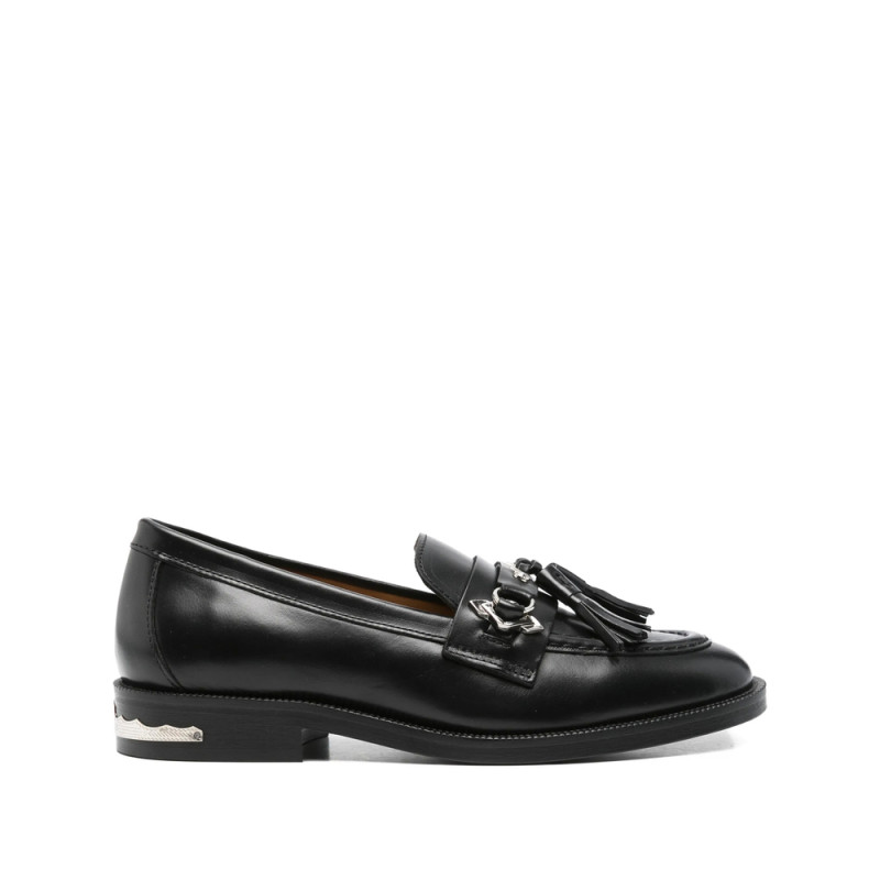 Toga Pulla Tassel-embellished Leather Loafers