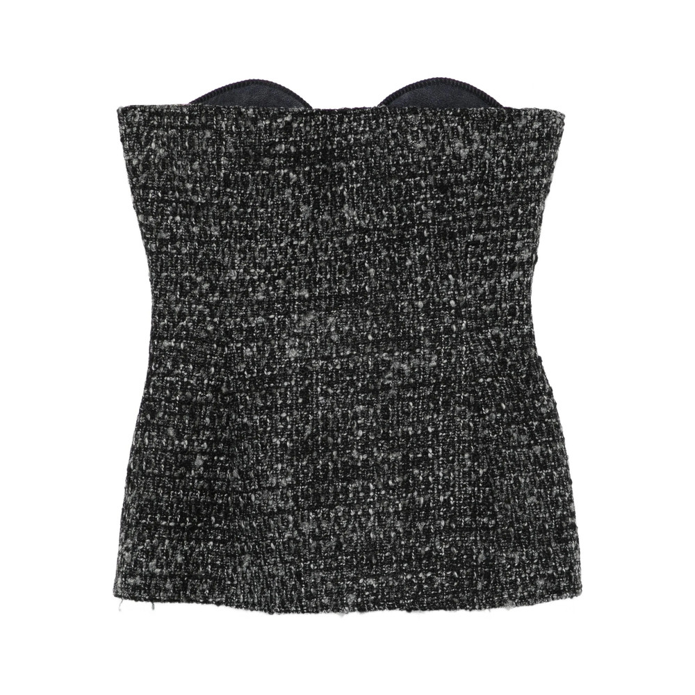 Diesel Tweed Sweetheart Top